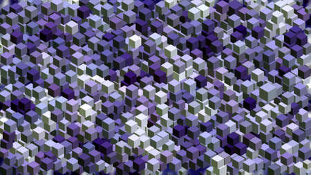 Abstract colorful canvas square geometric seamless pattern symmetric background