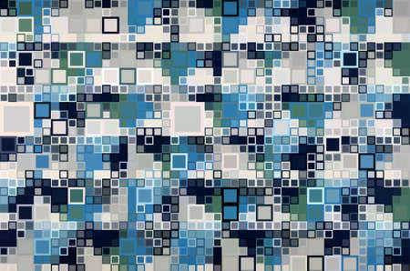 Abstract colorful canvas square geometric seamless pattern symmetric background