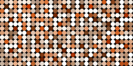Abstract colorful canvas square geometric seamless pattern symmetric backgroundの写真素材