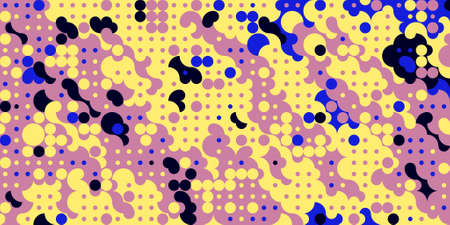 Abstract colorful canvas square geometric seamless pattern symmetric background