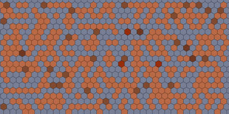 Abstract colorful honeycomb honey seamless pattern hexagon mosaic background