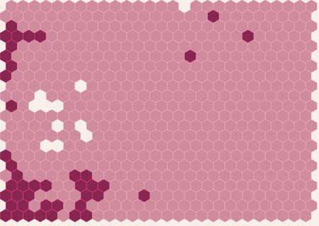Abstract colorful honeycomb honey seamless pattern hexagon mosaic background