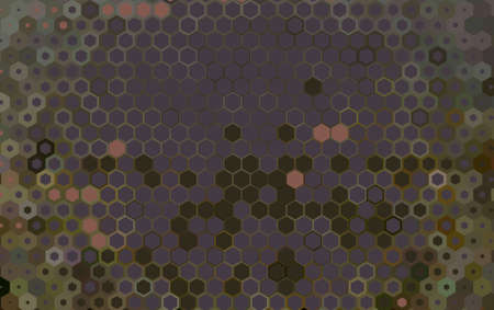 Abstract colorful honeycomb honey seamless pattern hexagon mosaic background