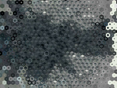 Abstract colorful honeycomb honey seamless pattern hexagon mosaic background