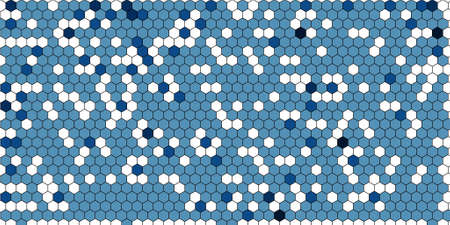 Abstract colorful honeycomb honey seamless pattern hexagon mosaic background
