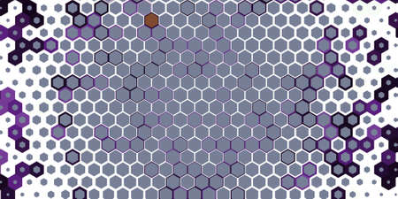Abstract colorful honeycomb honey seamless pattern hexagon mosaic background