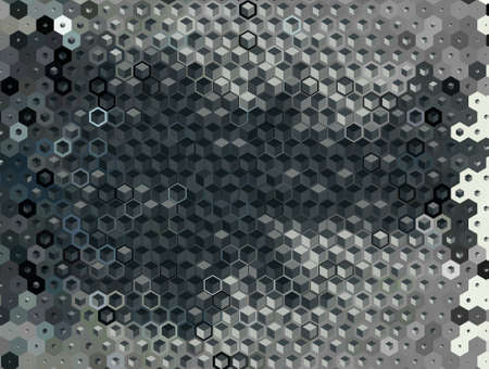 Abstract colorful honeycomb honey seamless pattern hexagon mosaic background