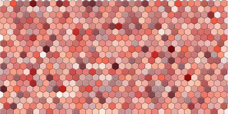 Abstract colorful honeycomb honey seamless pattern hexagon mosaic background
