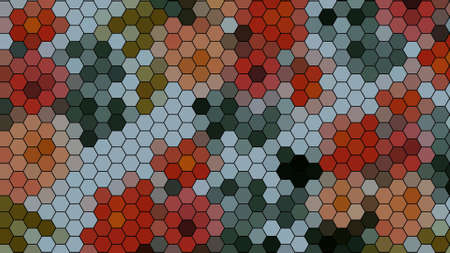 Abstract colorful honeycomb honey seamless pattern hexagon mosaic background