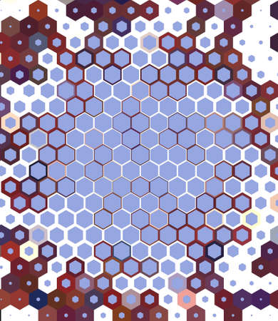 Honeycomb Dark blue, grid seamless background or Hexagonal cell texture