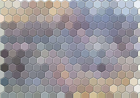 Honeycomb gold grid seamless background or Hexagonal cell texture