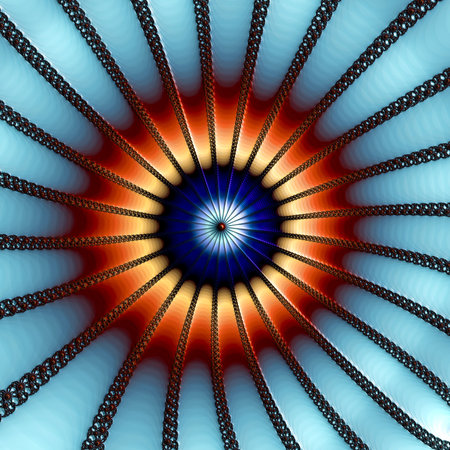 Fractal complex - Mandelbrot set detail, digital artwork for creative graphic designの写真素材