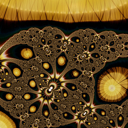 Fractal complex - Mandelbrot set detail, digital artwork for creative graphic design