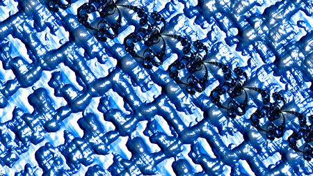 Fractal complex - Mandelbrot set detail, digital artwork for creative graphic designの写真素材
