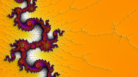 Fractal complex - Mandelbrot set detail, digital artwork for creative graphic designの写真素材