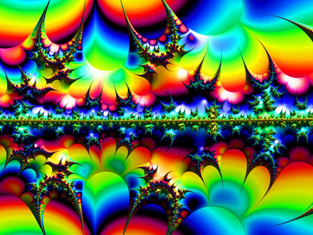 Fractal complex - Mandelbrot set detail, digital artwork for creative designの写真素材