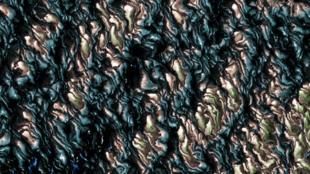 Fractal complex color patterns - Mandelbrot set detail, digital artwork for creative graphic
