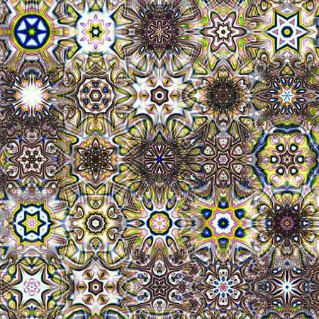Fractal complex color patterns - Mandelbrot set detail, digital artwork for creative graphic