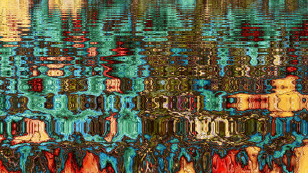 Fractal complex color patterns - Mandelbrot set detail, digital artwork for creative graphic