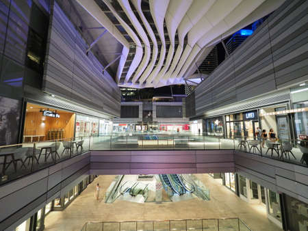 Miami, Florida 08-15-2018 The interior of Brickell City Center, a mixed use development in the...