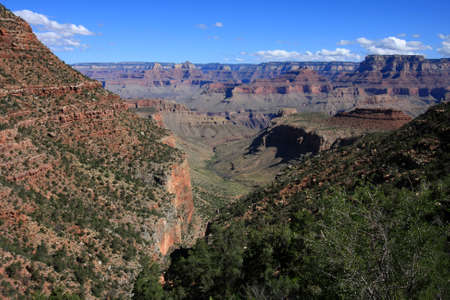 View of the Grand Canyon from the Grandview Trail in Grand Canyon National Park, Arizona.の写真素材
