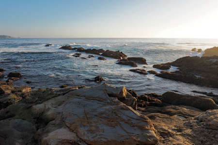 Point Lobos State Natural Reserve in Monterey County, California in late afternoon autumn light.
