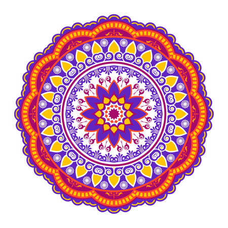 Black Mandala for Design | Mandala Circular pattern design for Henna, Mehndi, tattoo, decoration.
Decorative ornament in ethnic oriental style. Coloring book page.のイラスト素材