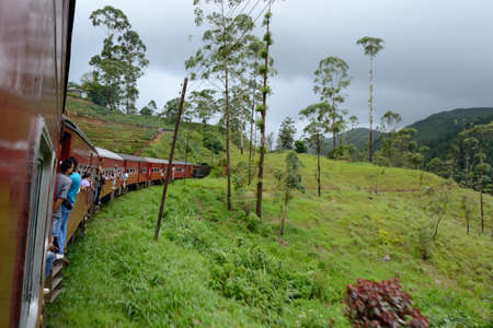 Travelling by train in Sri Lanka