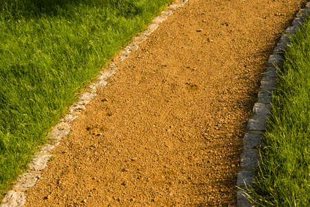 Details of a small road made of clay.