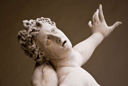 Statue in Florence, Italy.の写真素材