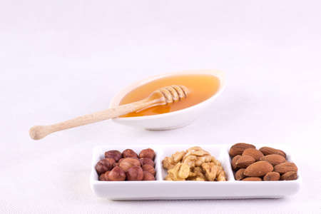 Honey and oil seedsの写真素材