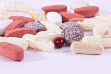 Close up of pills