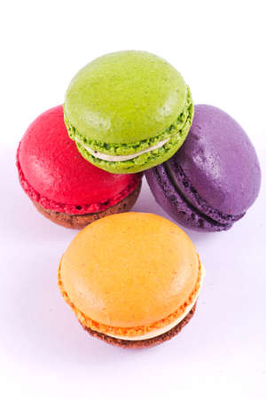 Colorful macaronsの写真素材