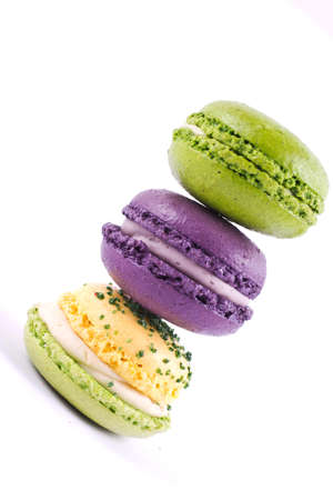 Macarons diagonallyの写真素材