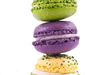 Several types of macaronsの写真素材