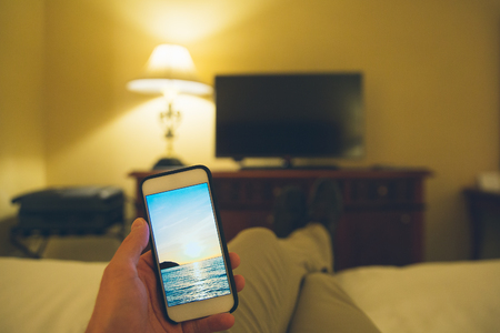 The hotel room escapeの写真素材