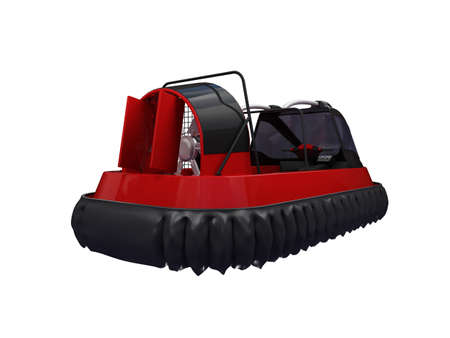 isolated red craft on white backgroundの写真素材