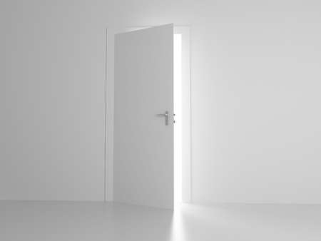 white door into dreamの写真素材