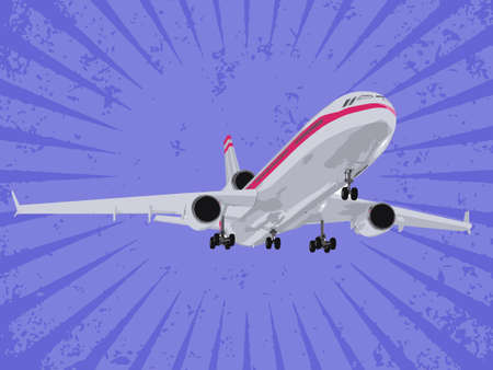 vector airplaneのイラスト素材