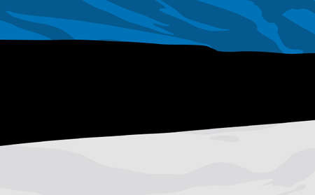 flag of Estoniaのイラスト素材