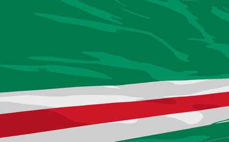  flag of Ichkeriaのイラスト素材