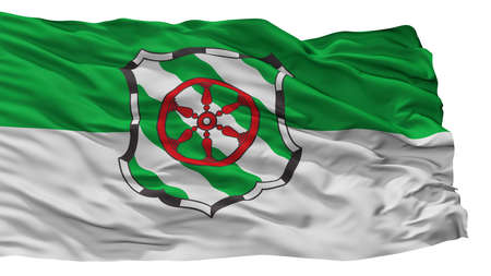 Gutersloh City Flag, Country Germany, Isolated On White Backgroundの写真素材