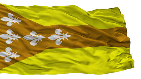 Dorado City Flag, Country Puerto Rico, Isolated On White Backgroundの写真素材