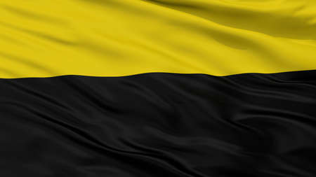 Barrancabermeja City Flag, Country Colombia, Santander, Closeup Viewの写真素材