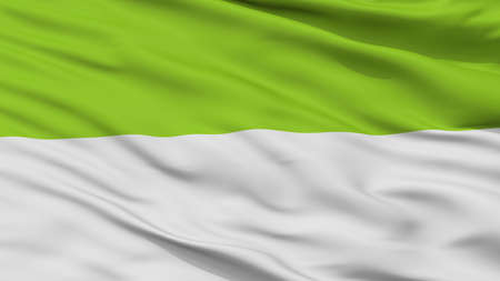 Gachala City Flag, Country Colombia, Cundinamarca Department, Closeup Viewの写真素材