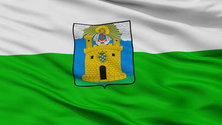 Medellin City Flag, Country Colombia, Closeup Viewの写真素材