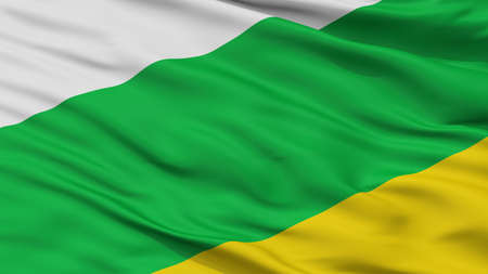 Sahagun City Flag, Country Colombia, Cordoba Department, Closeup Viewの写真素材