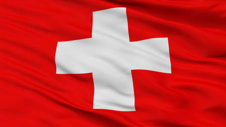 Mompox City Flag, Country Colombia, Closeup Viewの写真素材