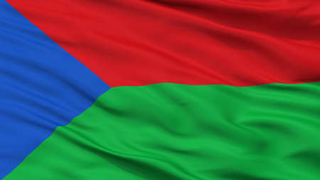 Sotaquira City Flag, Country Colombia, Boyaca Department, Closeup Viewの写真素材