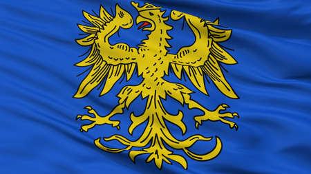 Germersheim City Flag, Country Germany, Closeup Viewの写真素材